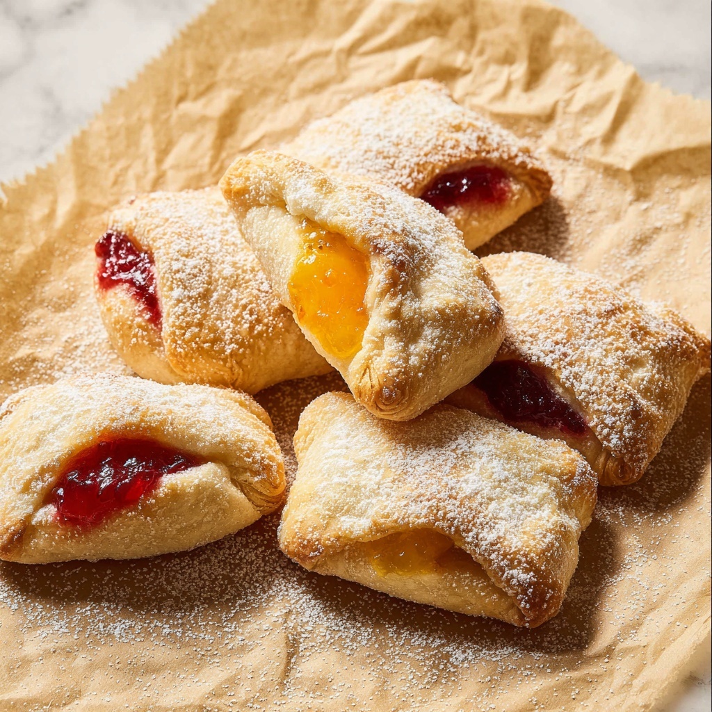 Strawberry Jam Kolaczki Cookies Recipe - Recipe Image