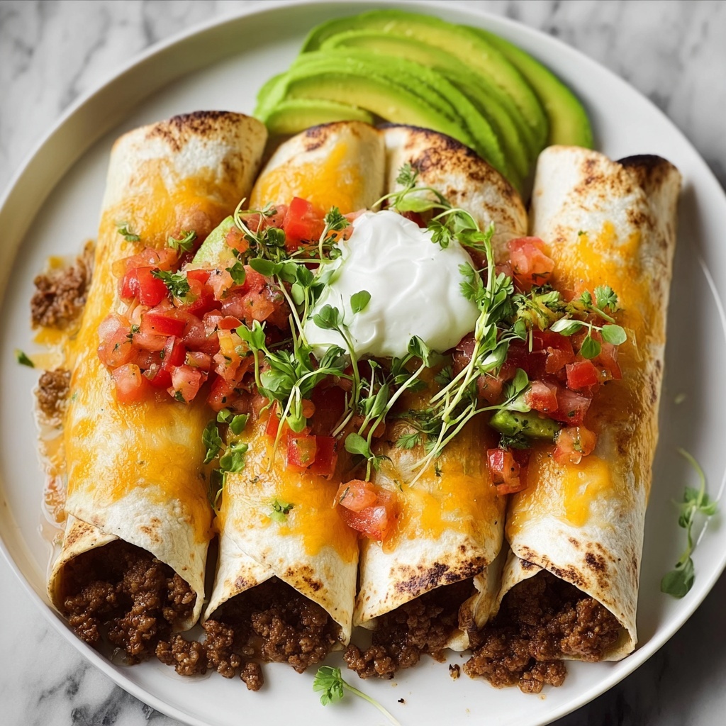 Stuffed Beef Burrito Recipe - Recipe Image