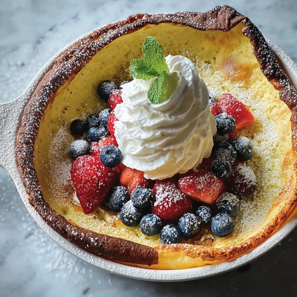 Dutch Baby with Maple Whipped Cream Recipe - Recipe Image