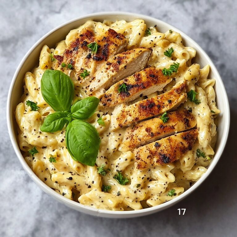 Creamy Chicken Garlic Parmesan Pasta Recipe