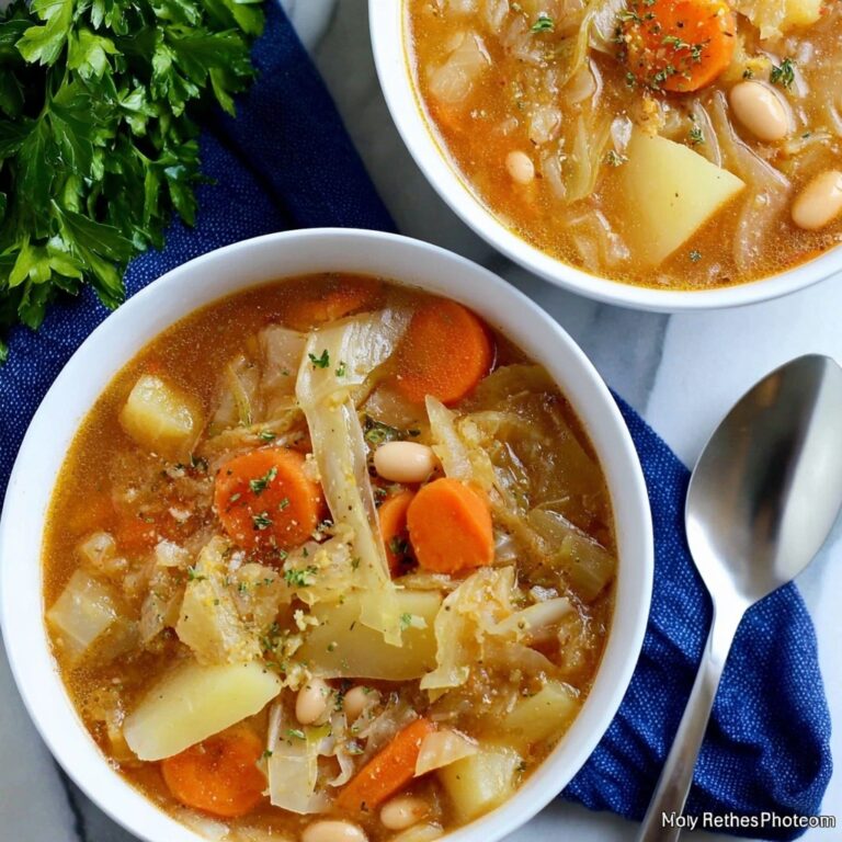 Cabbage Soup with Vegetables Recipe