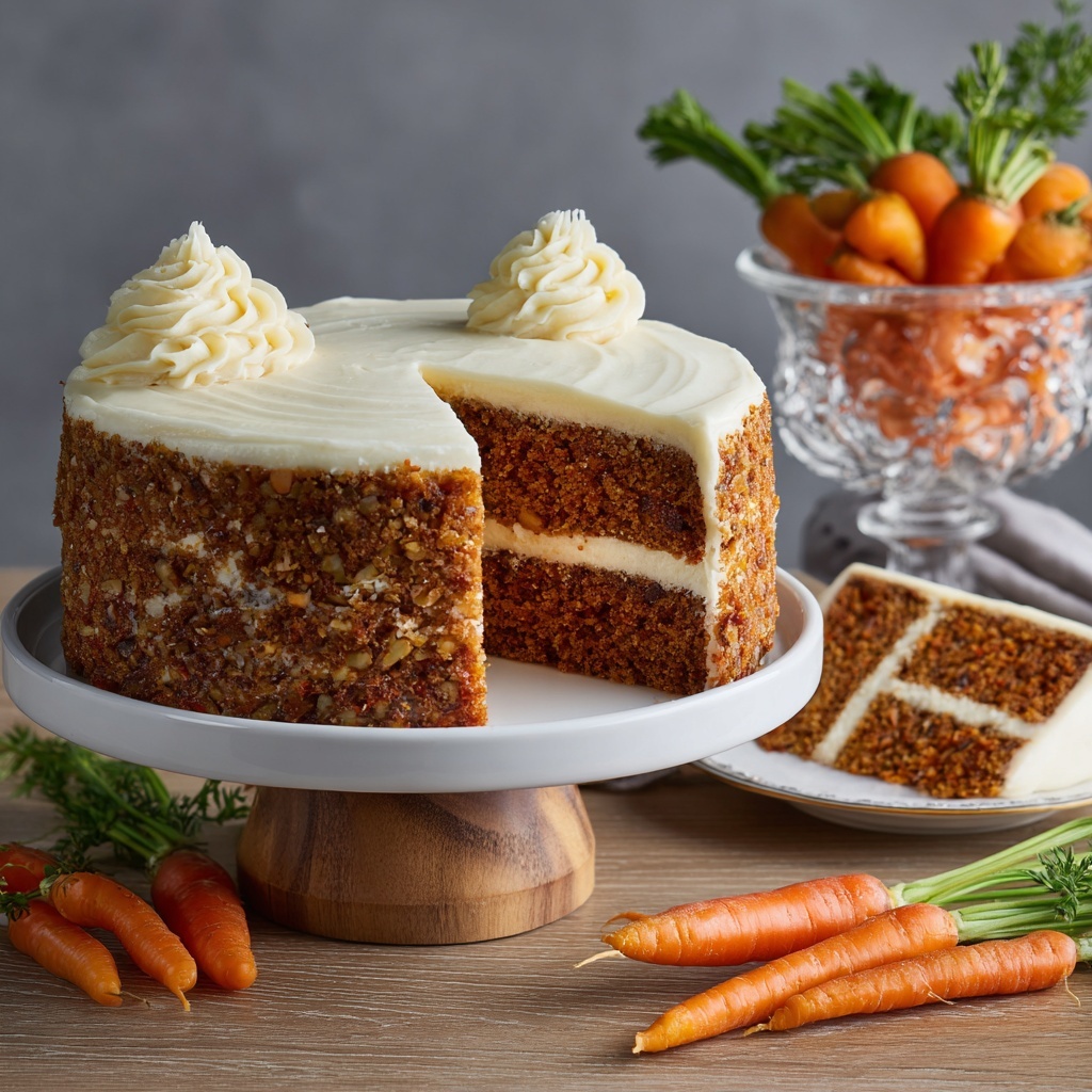 Carrot Cake with Cream Cheese Frosting Recipe - Recipe Image
