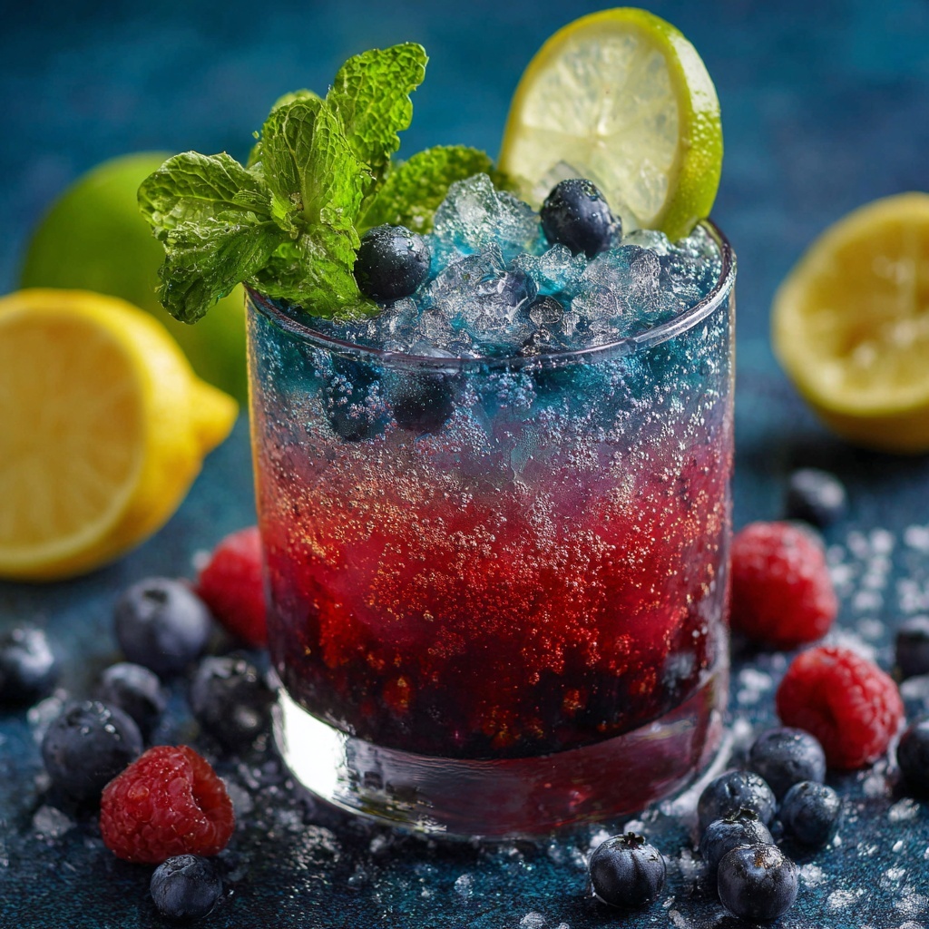 Blue Raspberry Lemonade Recipe - Recipe Image