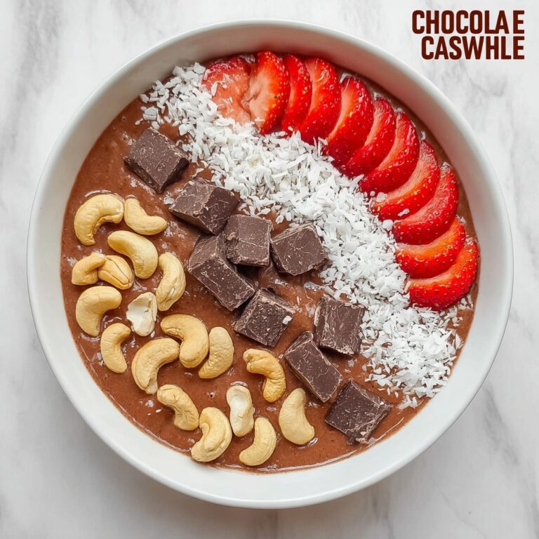 Chocolate Cashew Smoothie Bowl Recipe