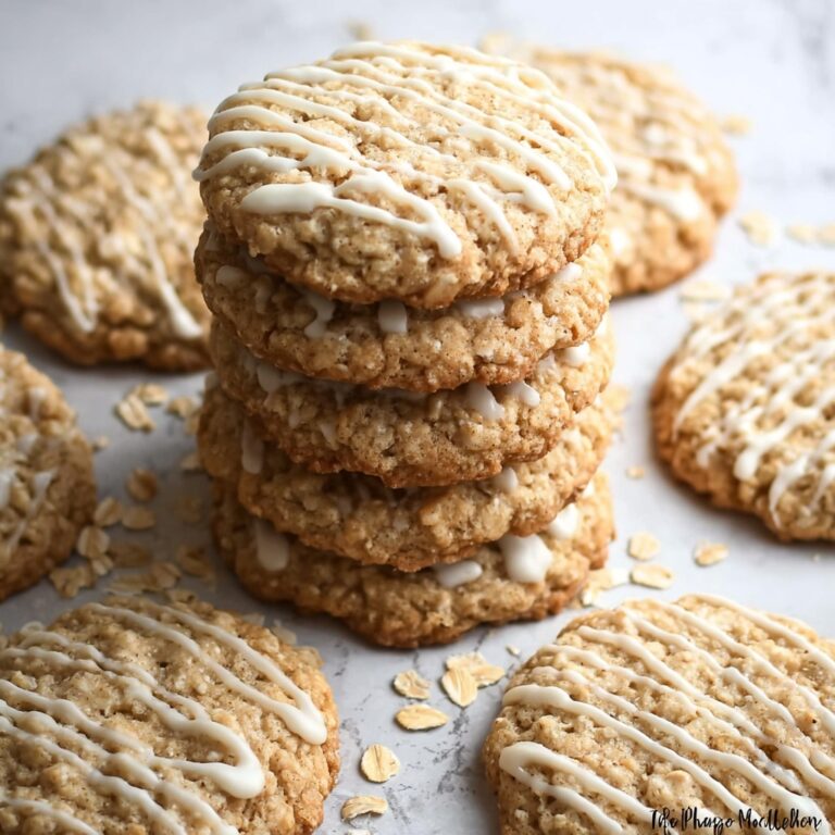 Brown Butter Iced Oatmeal Cookies Recipe