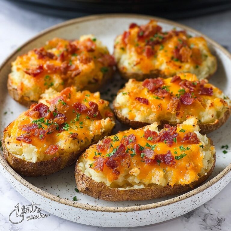 Air Fryer Twice Baked Potatoes Recipe