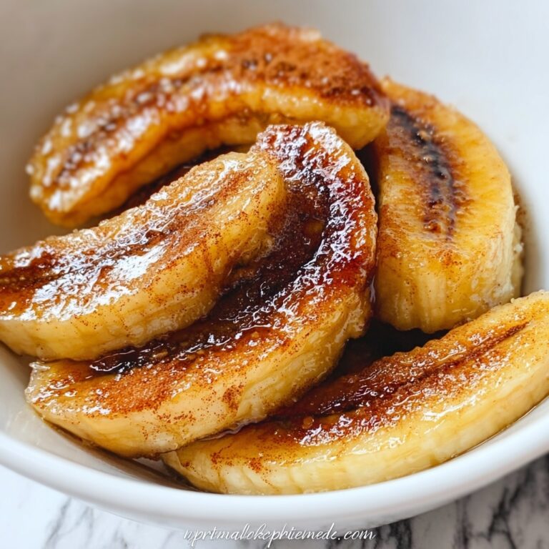 Air Fryer Caramelized Bananas Recipe