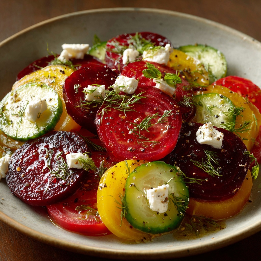 Beet Cucumber Salad: A Refreshing & Healthy Recipe - Recipe Image