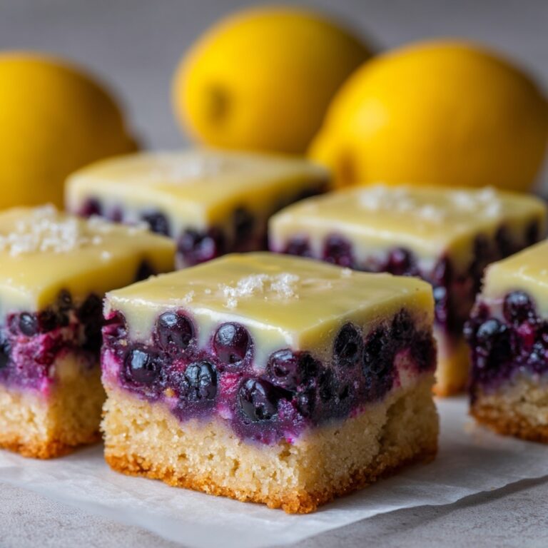 Lemon Blueberry Bars Recipe