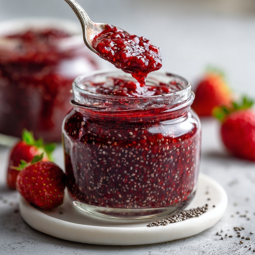 Simple Chia Seed Berry Jam Recipe - Recipe Image
