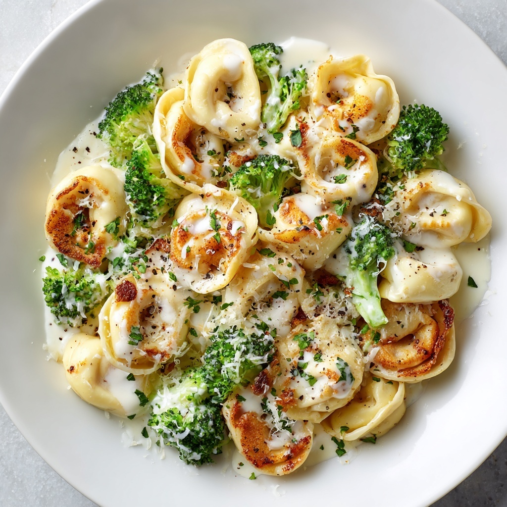 Creamy Parmesan Tortellini with Chicken Recipe - Recipe Image