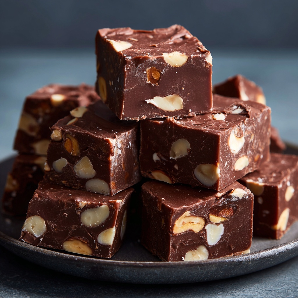 Old Fashioned Black Walnut Fudge Recipe - Recipe Image