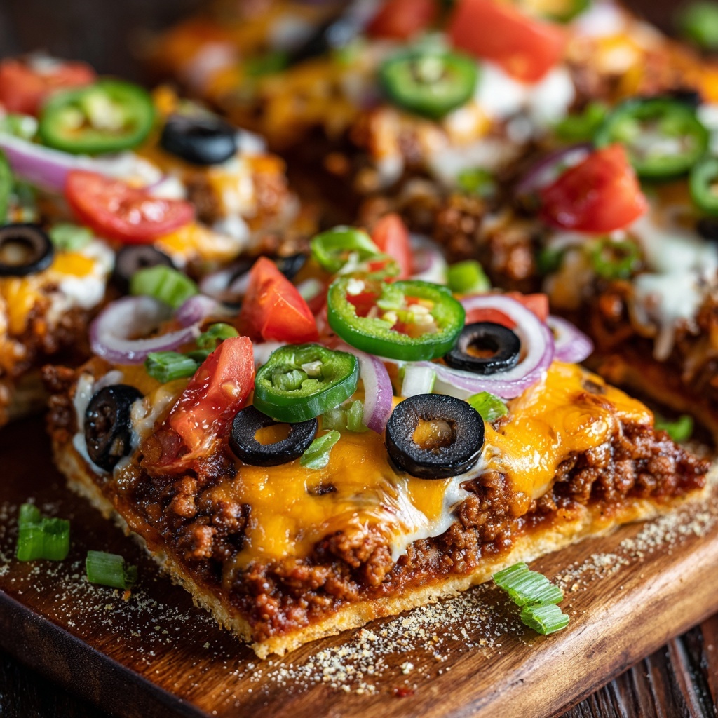 Homemade Mexican Pizza Recipe - Recipe Image