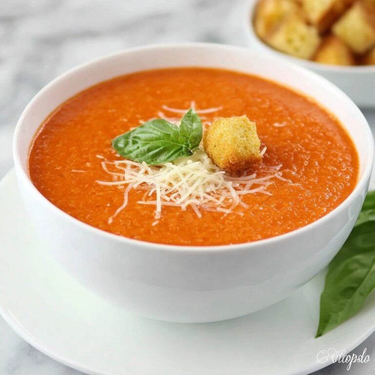 Panera Bread-Style Roasted Tomato Soup Recipe