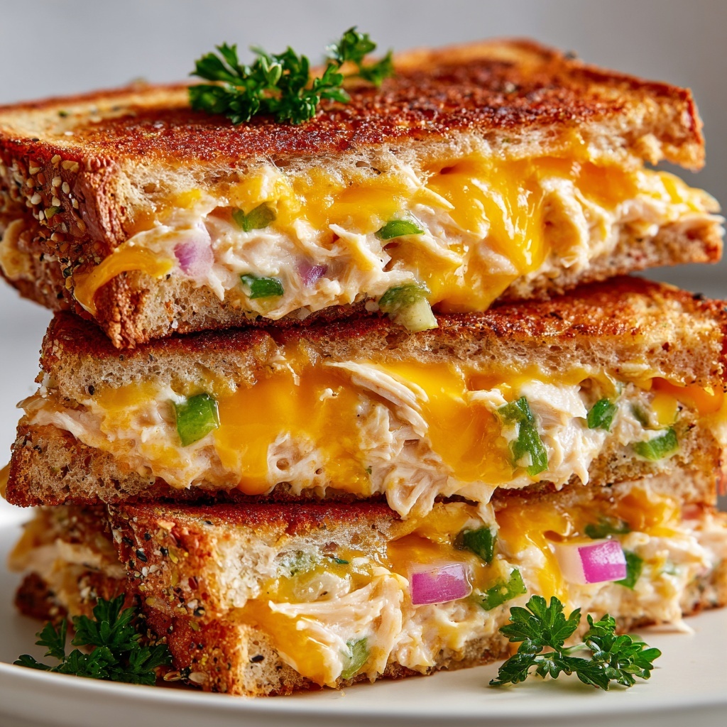 Tuna Melt Grilled Sandwiches Recipe - Recipe Image