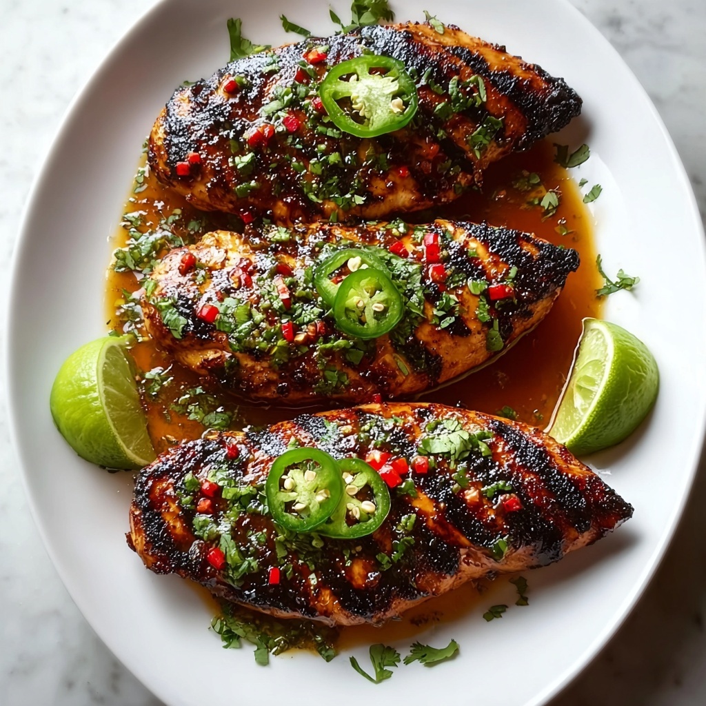 Spicy Grilled Jalapeno Chicken Recipe - Recipe Image