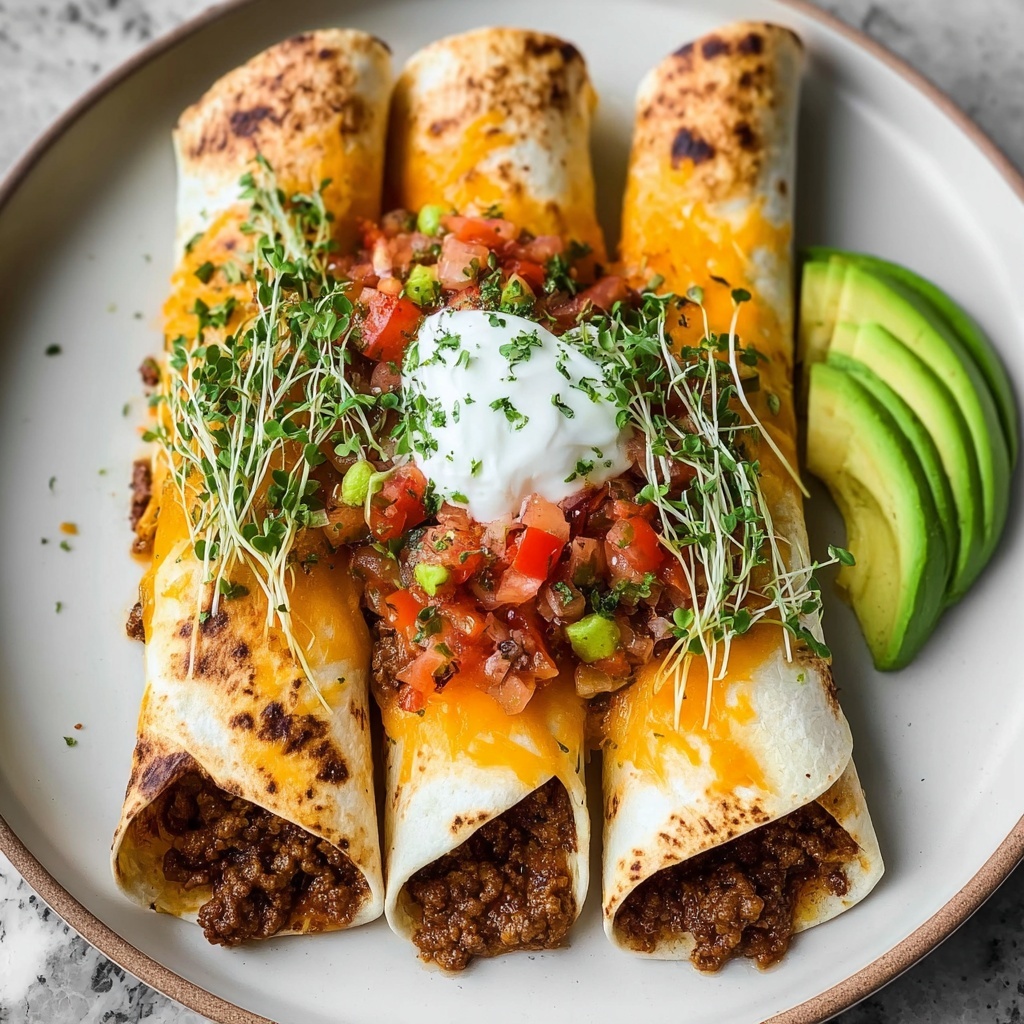 Stuffed Beef Burrito Recipe - Recipe Image