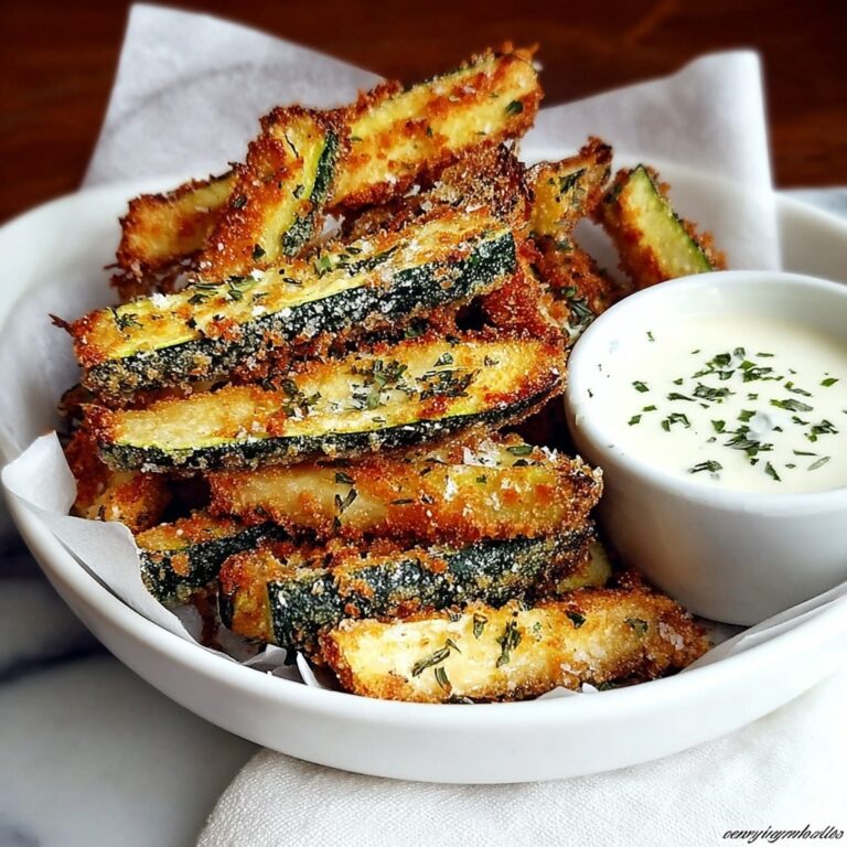 Crispy Baked Zucchini Fries Recipe