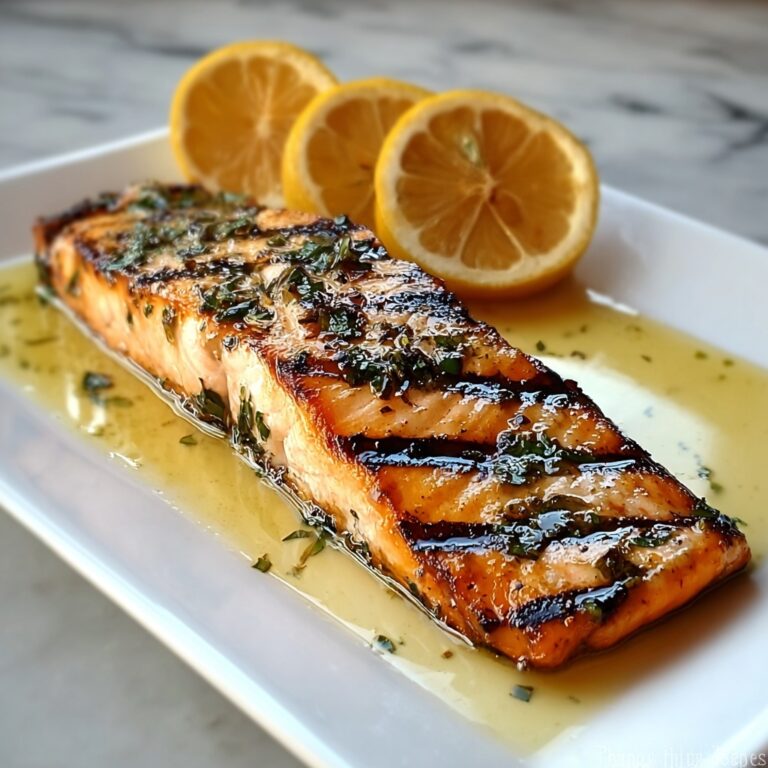 Juicy Grilled Salmon with Lemon for a Fresh Flavorsome Meal Recipe