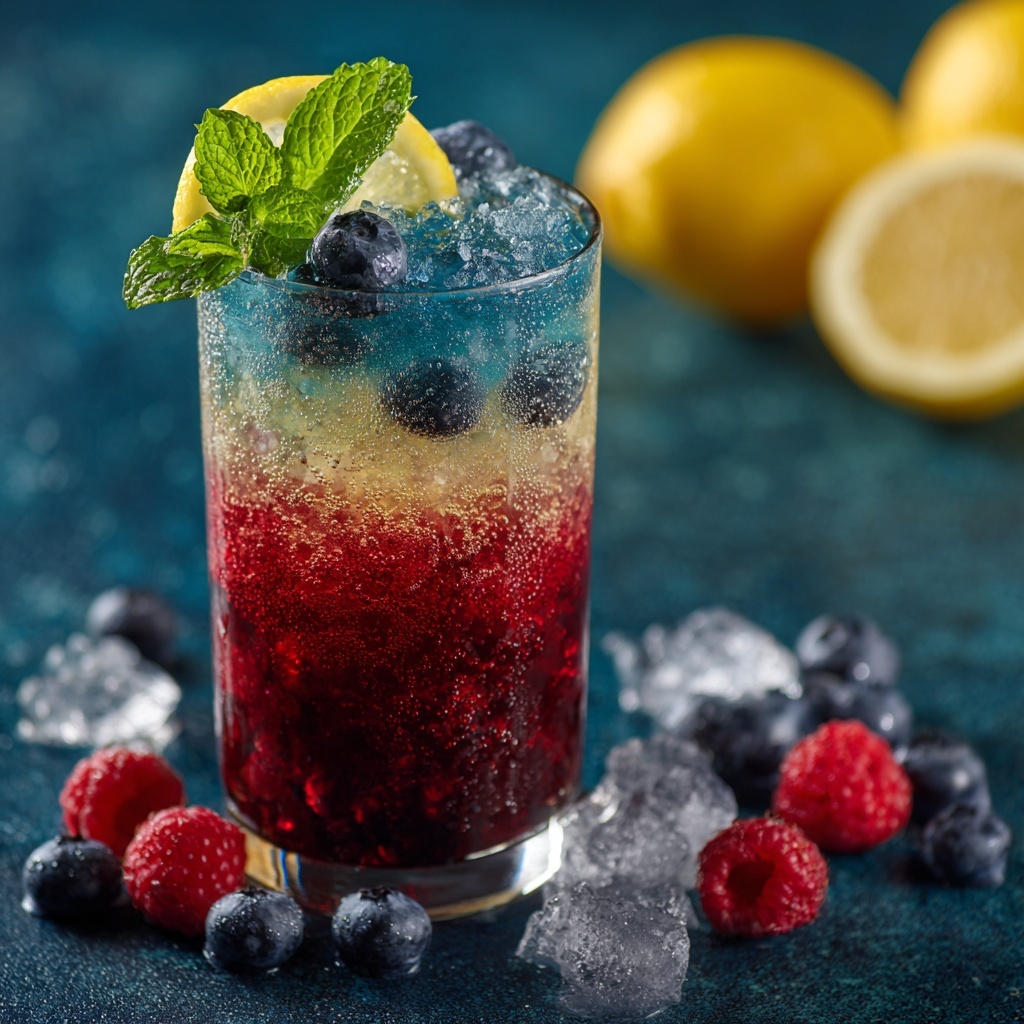 Blue Raspberry Lemonade Recipe - Recipe Image
