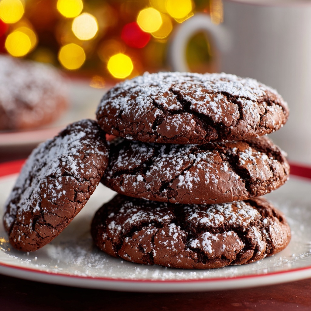 Soft Chocolate Sugar Cookies Recipe - Recipe Image