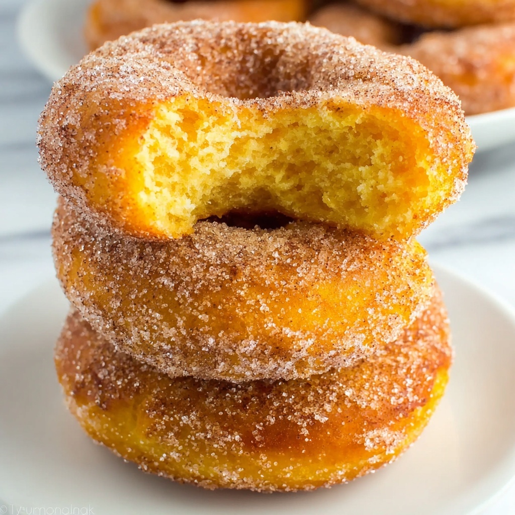 Pumpkin Cinnamon Sugar Donuts Recipe - Recipe Image