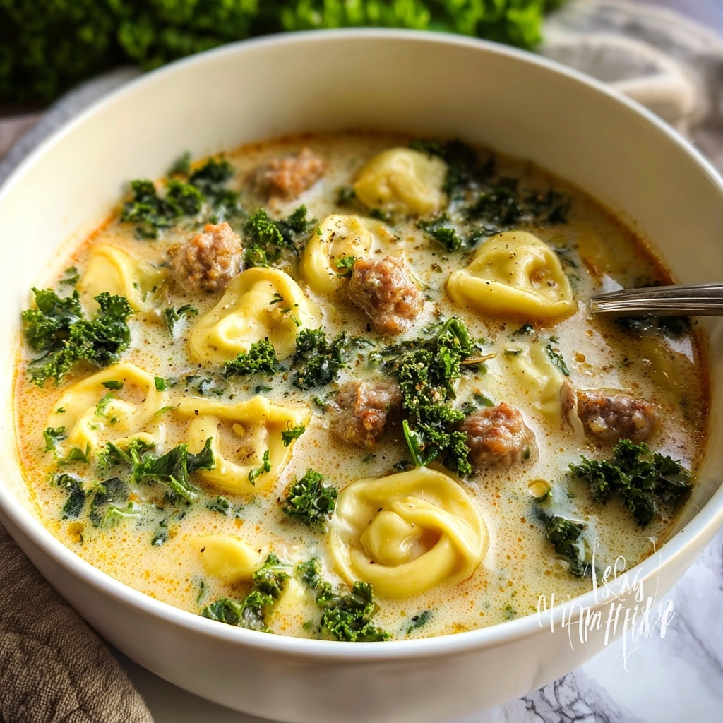 Creamy Tortellini Soup Recipe - Recipe Image