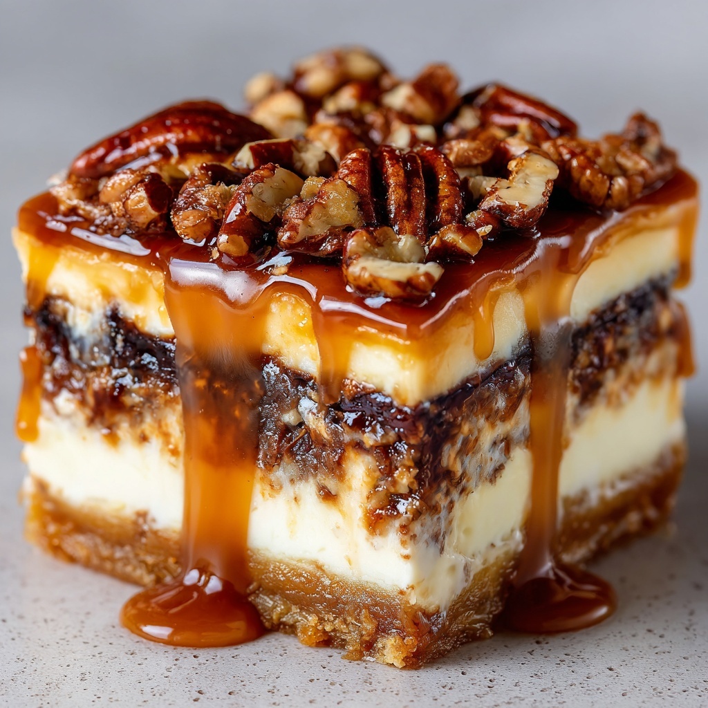 Decadent Pecan Pie Lasagna Recipe - Recipe Image