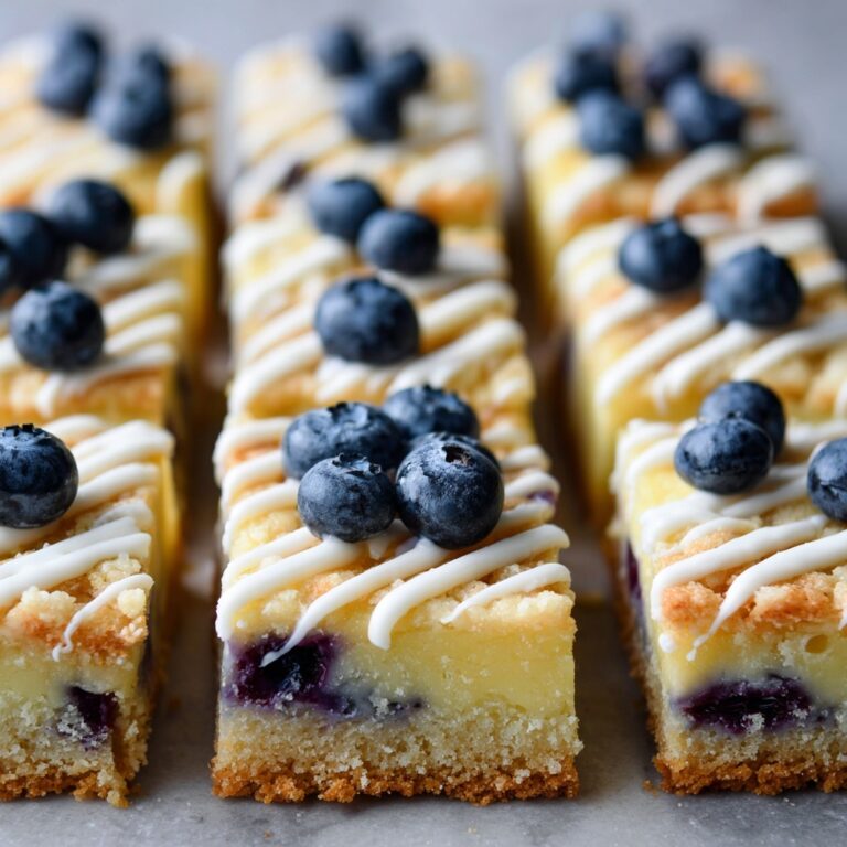 Lemon Blueberry Shortbread Bars Recipe