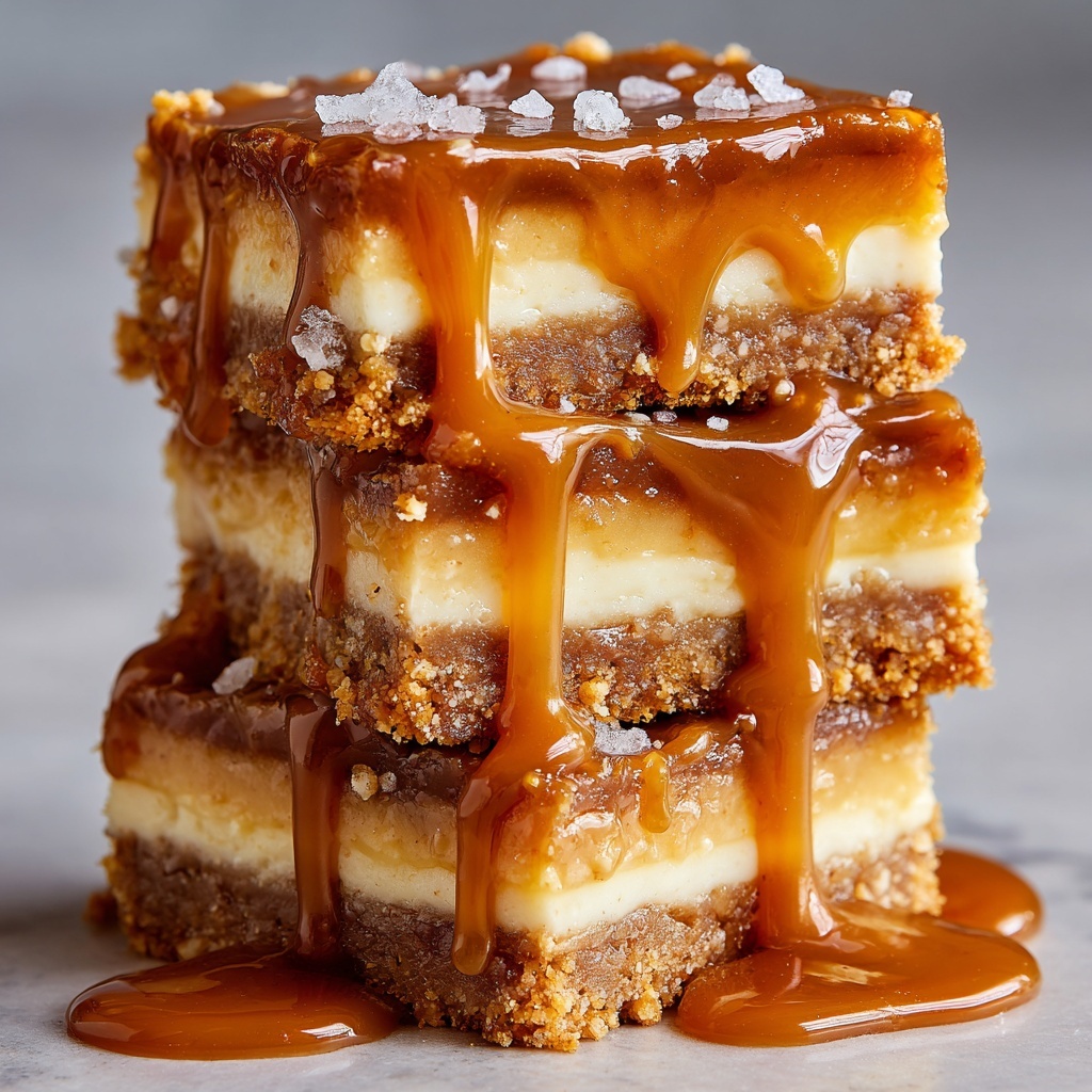 Salted Caramel Butter Bars Recipe - Recipe Image