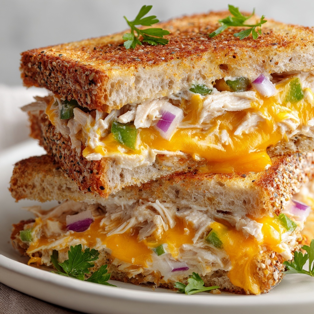 Tuna Melt Grilled Sandwiches Recipe - Recipe Image