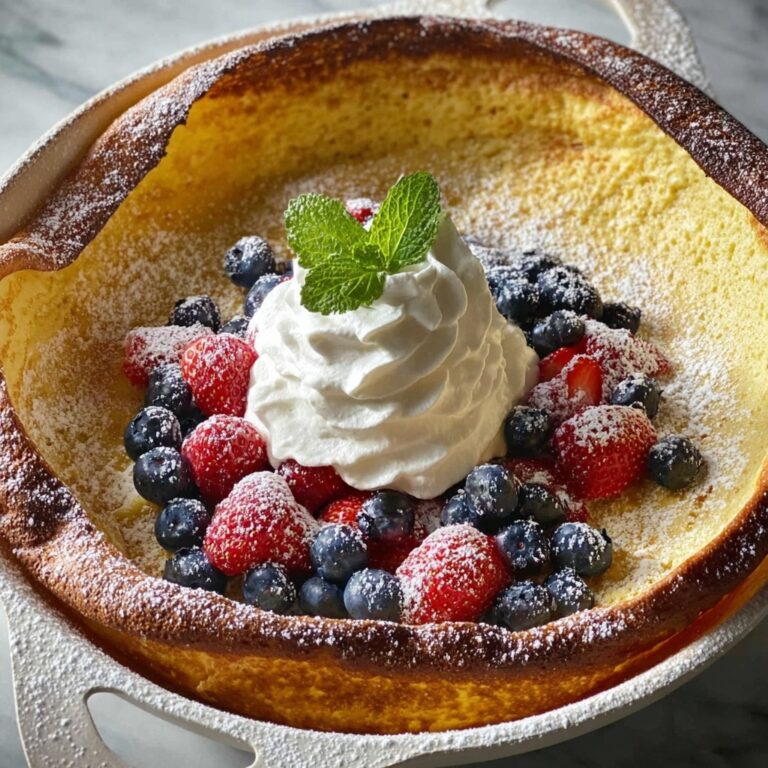 Dutch Baby with Maple Whipped Cream Recipe