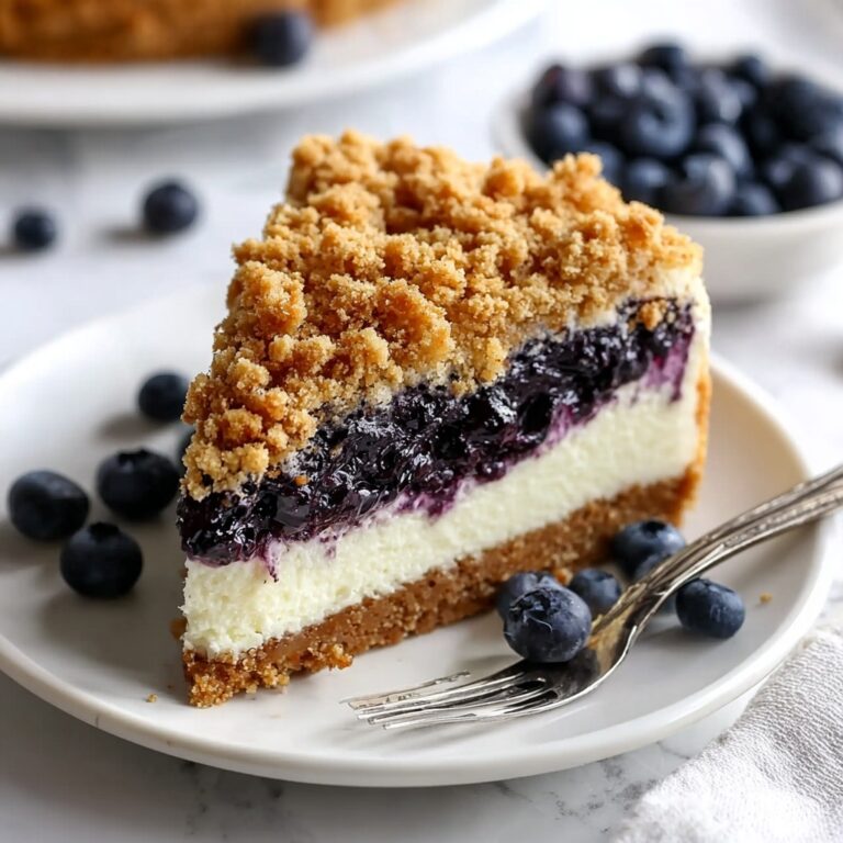 Blueberry Crumble Cheesecake Recipe
