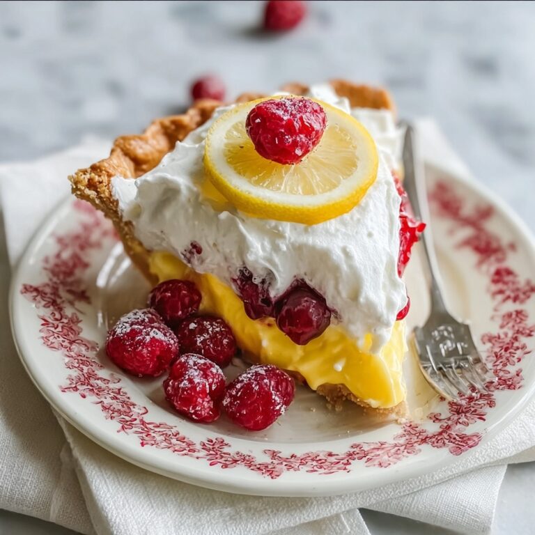 Lemon Raspberry Pie Recipe