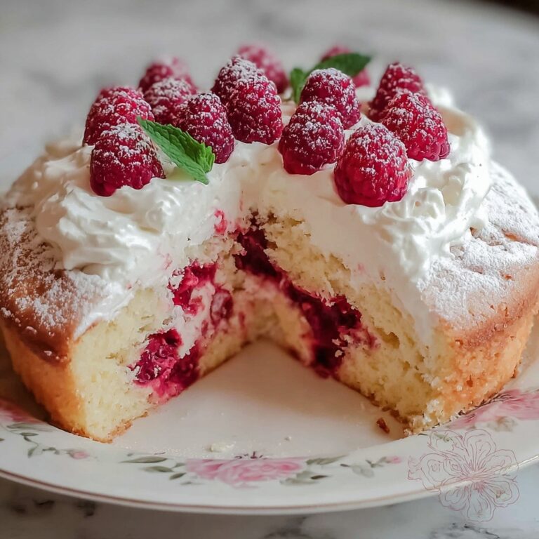 Light and Fluffy Raspberry Angel Food Cake to Savor Recipe