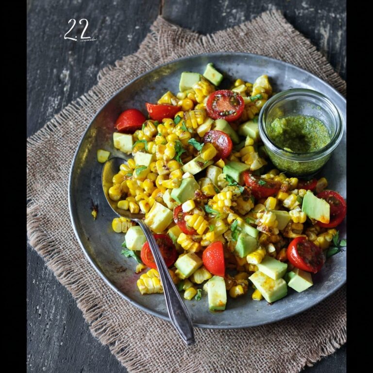 Tomato, Mozzarella and Grilled Corn Salad Recipe