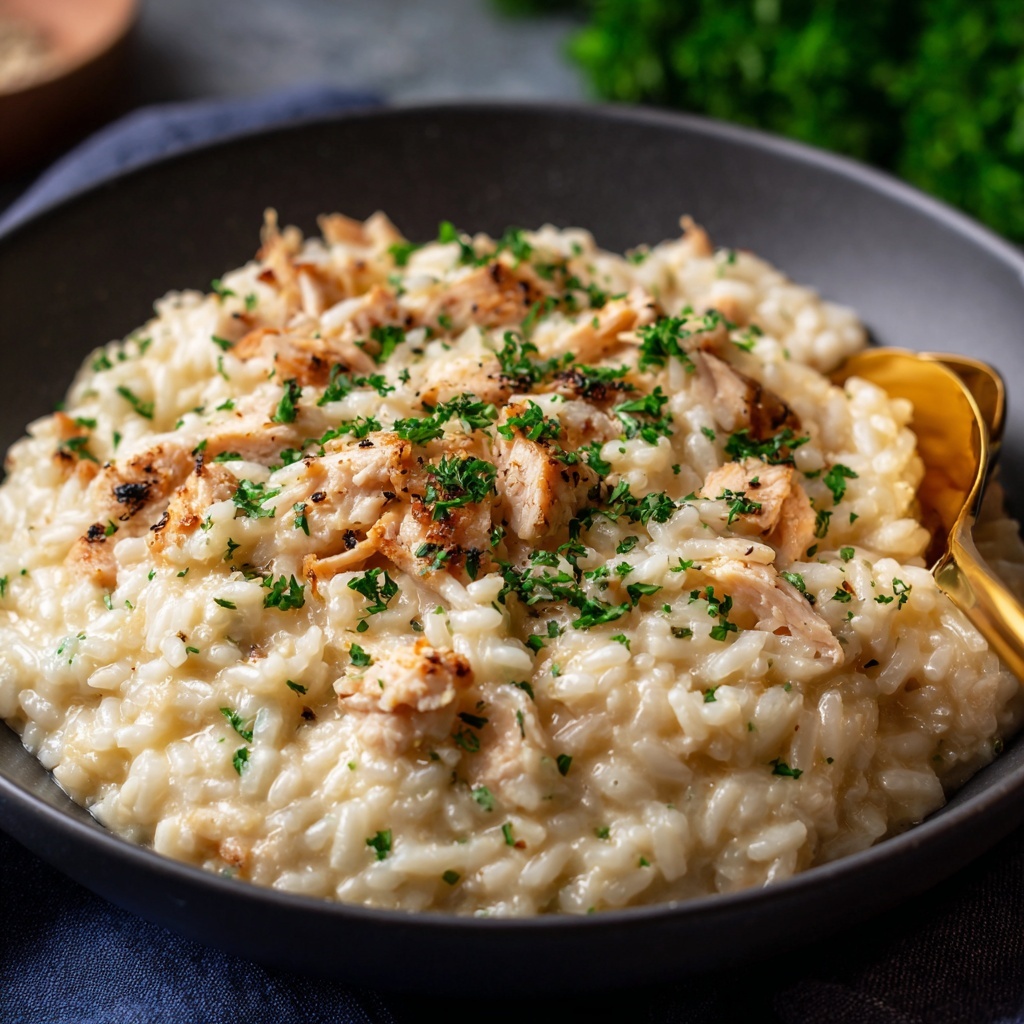 Creamy Chicken and Rice Recipe - Recipe Image