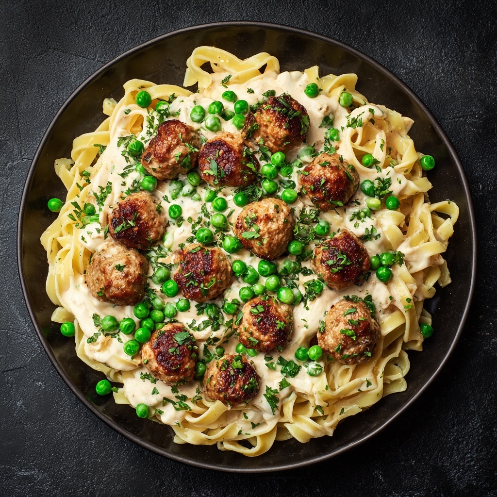 Meatball Stroganoff Recipe - Recipe Image