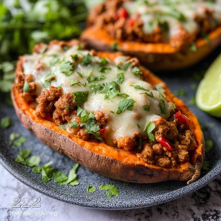 Turkey Taco Stuffed Sweet Potatoes Recipe