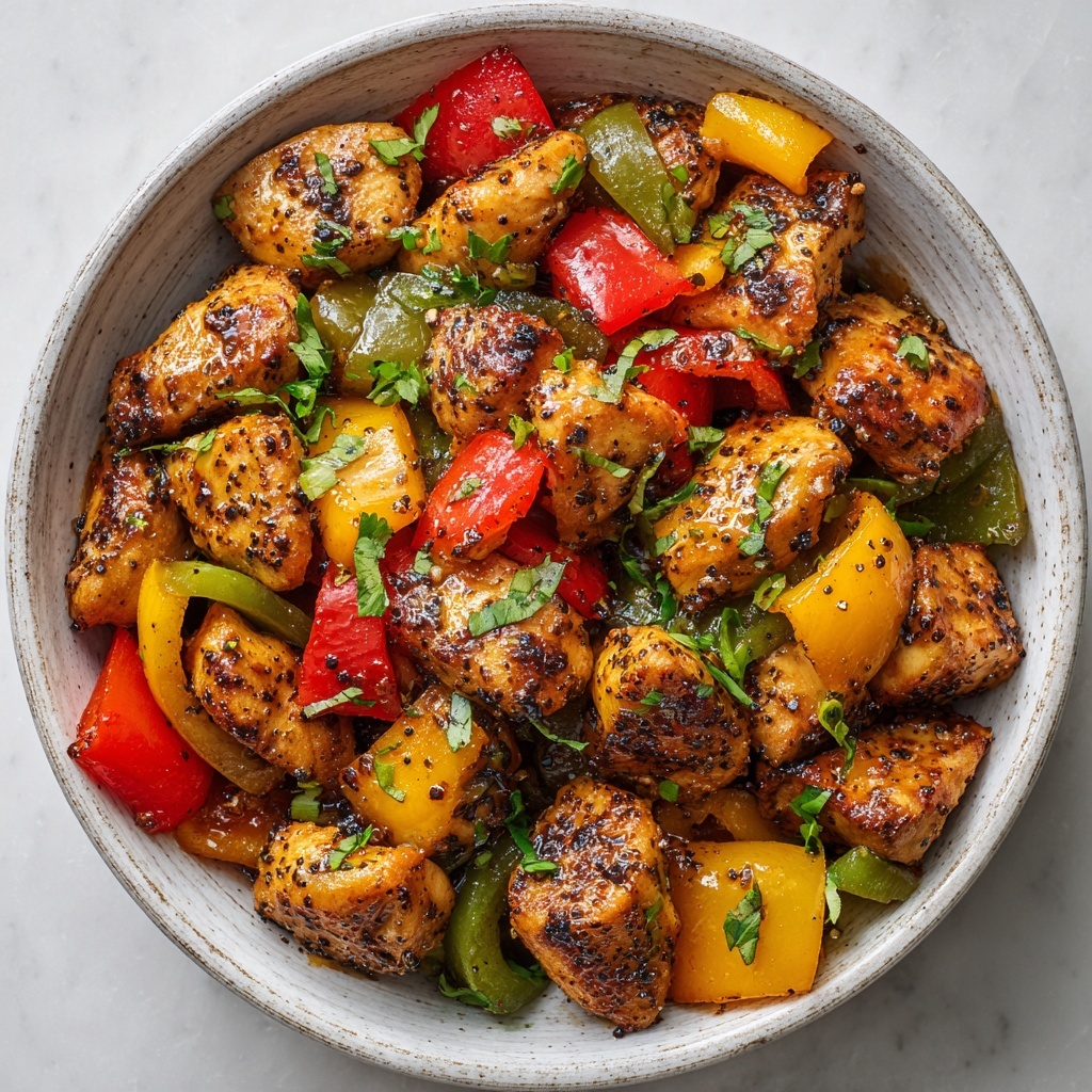 Spicy Jalapeño Chicken with Bell Peppers Recipe - Recipe Image