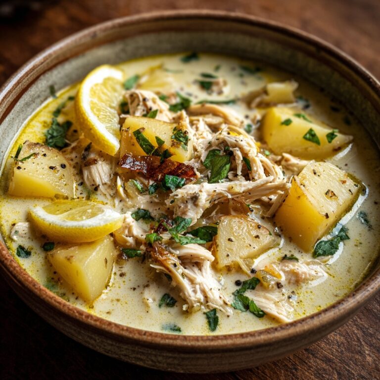 Avgolemono (Greek Egg and Lemon Soup) Recipe