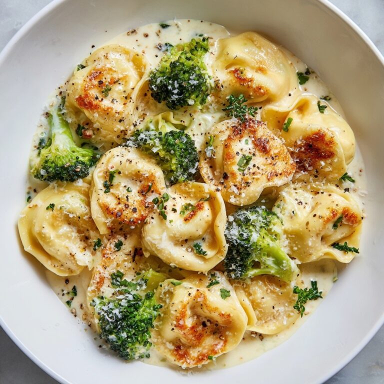 Creamy Parmesan Tortellini with Chicken Recipe