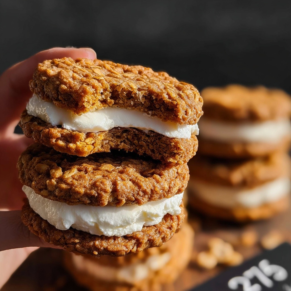 Pumpkin Oatmeal Cream Pies Recipe - Recipe Image
