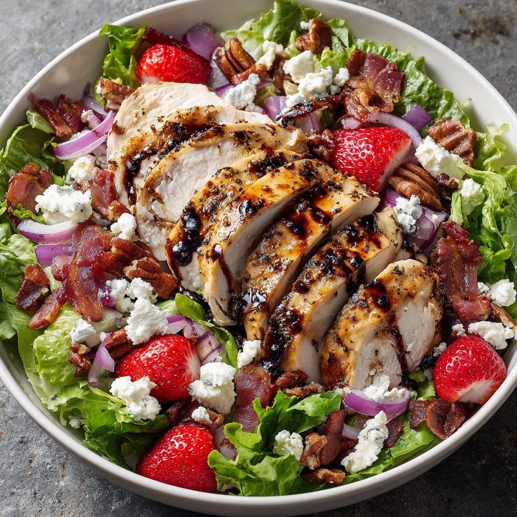 Strawberry Chicken Salad Recipe - Recipe Image