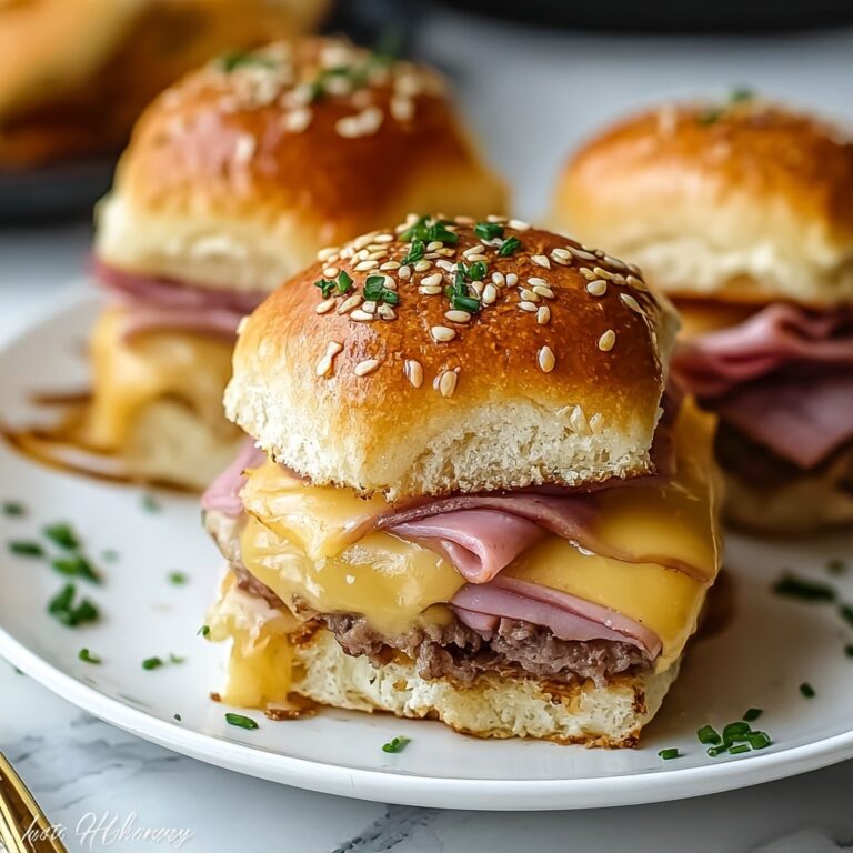 Easy Ham and Swiss Sliders for Ultimate Comfort Food Bliss Recipe