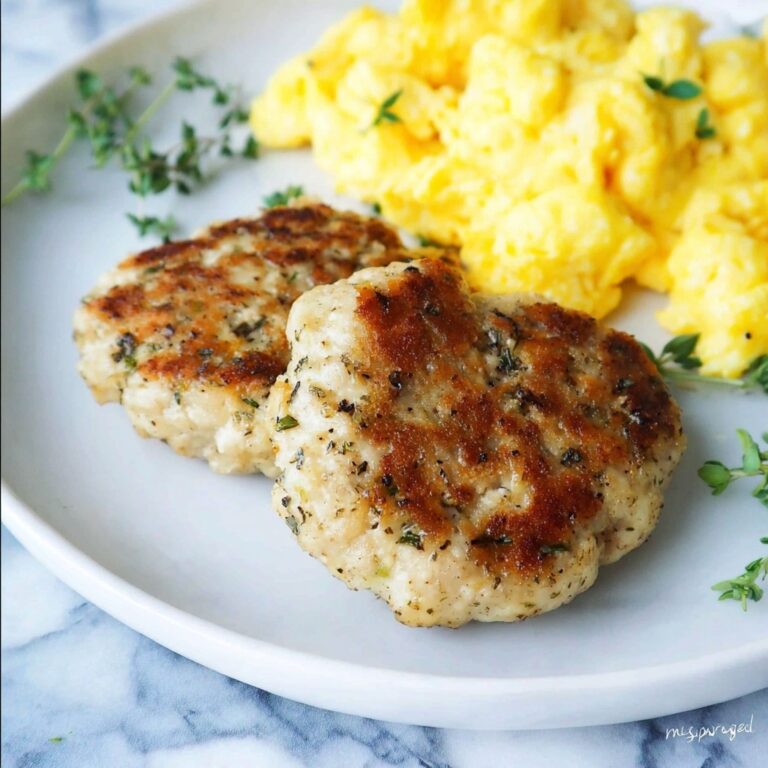 Chicken Breakfast Sausage Patties Recipe