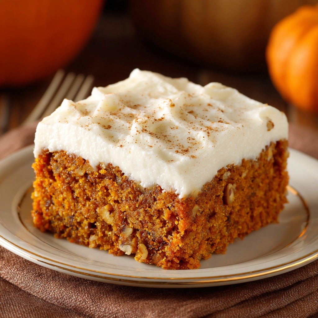 Pumpkin Bars with Cream Cheese Frosting Recipe - Recipe Image