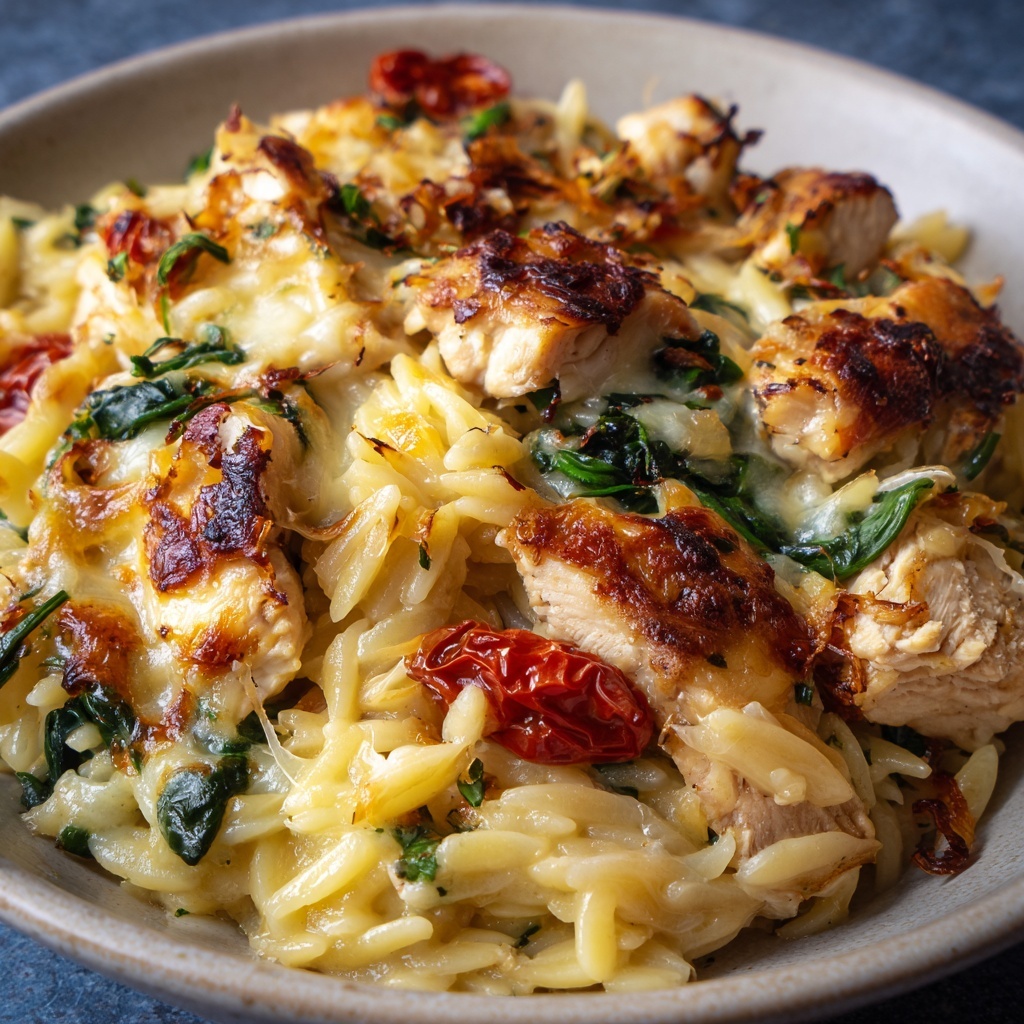 Monterey Chicken One Pan Orzo Recipe - Recipe Image