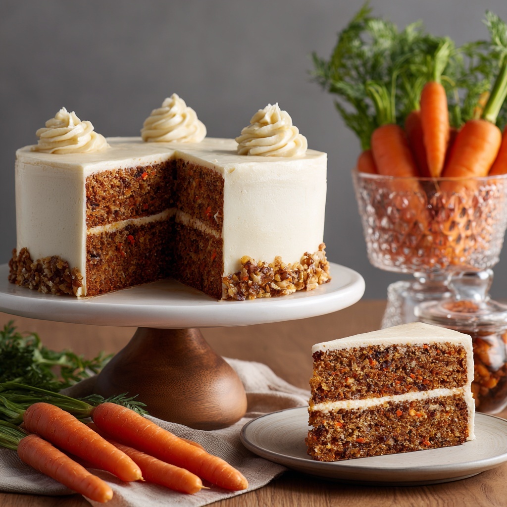 Carrot Cake with Cream Cheese Frosting Recipe - Recipe Image