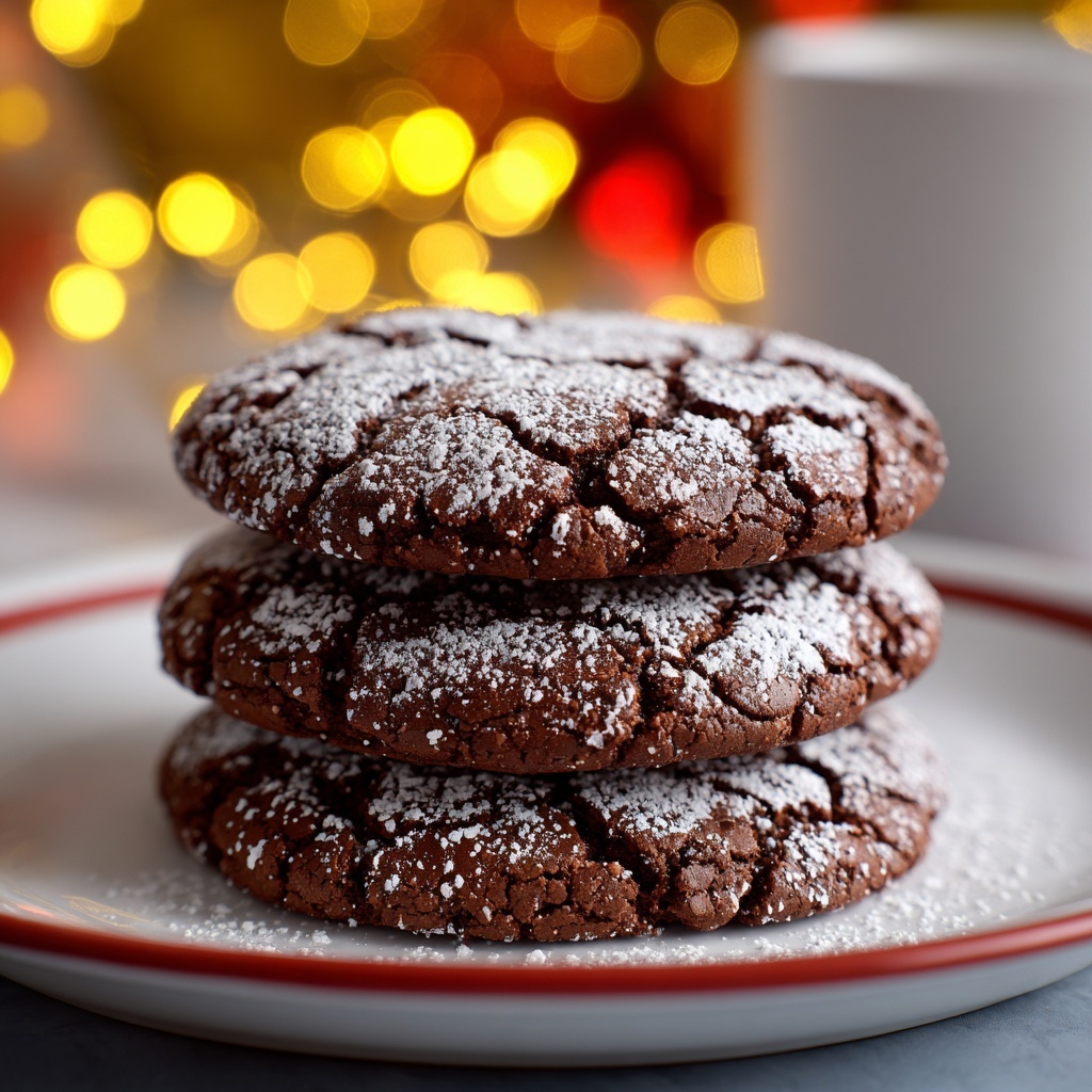Soft Chocolate Sugar Cookies Recipe - Recipe Image